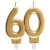 Image de Santex mariage Bougie des Âges 60 Ans, Or