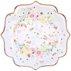Image de Santex 10 Assiettes Carton Mariage Fleur 21CM Multicolore