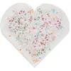 Image de Santex 20 Serviettes Papier C UR Mariage Fleuri 19X17CM