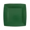 Image de Générique - 10 ASSIETTES CARTON BIO CARRÉES 18CM VERT FONÇÉ