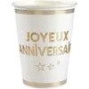 Image de Santex - 10 GOBELETS Joyeux Anniversaire Carton 7.8X9.7CM