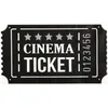 Image de Serviettes - Ticket de cinéma - Lot de 20