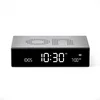 Image de Lexon Flip Premium Réveil réversible et Rechargeable, à écran VA LCD, Faces on/Off, Snooze, Contrôle Tactile, en Aluminium - Métal