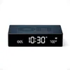 Image de Lexon Flip Premium Réveil réversible et Rechargeable, à écran VA LCD, Faces on/Off, Snooze, Contrôle Tactile, en Aluminium - Bleu