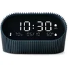 Image de Lexon Ray Clock   Réveil Matin Design Aluminium | Horloge Numérique LCD | Thermomètre & Hygromètre | Rechargeable USB-C | 9 Mélodies & Sons Naturels - Bleu