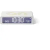 Image de Lexon Flip Classic réveil Matin Lumineux, réversible avec Faces on Off et Fonction Snooze, à écran LCD et Lumière Tactile, Rechargeable par USB-C - Blanc