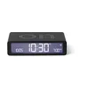 Image de Lexon Flip Classic réveil Matin Lumineux, réversible avec Faces on Off et Fonction Snooze, à écran LCD et Lumière Tactile, Rechargeable par USB-C - Noir