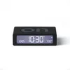 Image de Lexon Flip Mini Réveil Matin de Voyage, Horloge numérique LED on/Off à luminosité réglable, Rechargeable et Tactile, idéal comme réveil de Chevet - Noir