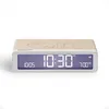 Image de Lexon Flip Classic réveil Matin Lumineux, réversible avec Faces on Off et Fonction Snooze, à écran LCD et Lumière Tactile, Rechargeable par USB-C - Sand Dollar