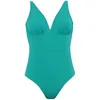 Image de Janine Robin - Maillot de Bain 1 pièce Gainant Addict 44 - Vert Tropical Tropikal Green - Marque Française - Haute Qualité