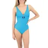 Image de Janine Robin - Maillot de Bain 1 pièce Coques Amovibles Lazio 42 - Bleu - Marque Française - Haute Qualité