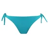 Image de Laura By Janine Robin - Bas de Maillot de Bain Coupe brésilienne texturé Allure 40 - Bleu Turquoise - Marque Française - Haute Qualité