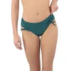 Image de Janine Robin - Bas de Maillot de Bain Culotte Ajustable Lagune 44 - Vert - Marque Française - Haute Qualité