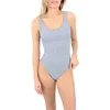 Image de Laura By Janine Robin - Maillot de Bain 1 pièce Coques Amovibles texturé Lurex Ancona 38 - Bleu - Marque Française - Haute Qualité
