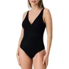 Image de Janine Robin - Maillot de Bain 1 pièce Crochet Dolce 44 - Noir - Marque Française - Haute Qualité
