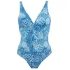 Image de Janine Robin - Maillot de Bain 1 pièce Coques Amovibles Liscia 40 - Bleu Turquoise - Marque Française - Haute Qualité