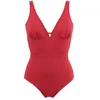 Image de JANINE ROBIN Bassin d'Arcachon - Maillot 1 pièce sans Armatures Bonnet CDE Grace Rouge - L