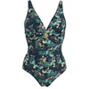 Image de JANINE ROBIN Bassin d'Arcachon - Maillot 1 pièce sans Armatures Bonnet CDE Cenote Vert Pin - L