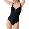 Image de Janine Robin - Maillot de Bain 1 pièce Armatures Transat 44DE - Noir - Marque Française - Haute Qualité