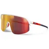 Image de Julbo Lunettes de soleil - DENSITY - Hommes - Blanc/Orange Fluo/Bleu - Catégorie 3