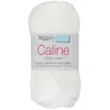 Image de Coton à tricoter CALINE 101 Blanc - Distrifil - Fil à tricoter - 100% coton - 50g - 125m