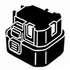Image de Alsafix - Batterie 6 V 1,65 Ah NiMh pour cloueur F40/65G1-12BAT6V Alsafix