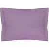 Image de Blanc des Vosges Uni 57 Fils Taie, Coton, Prune, 50 x 75 cm