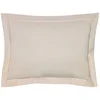 Image de Blanc des Vosges Uni 57 Fils Taie, Coton, Ivoire, 50 x 75 cm