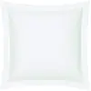 Image de Blanc des Vosges Uni Percale Taie Coton Blanc 65 x 65 cm