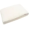 Image de Blanc des Vosges Eponge unie Drap de bain Coton Ivoire 100x150 cm