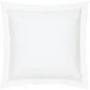 Image de Blanc des Vosges Uni Satin Taie Coton, Blanc, 65x65 cm