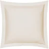 Image de Blanc des Vosges Uni Satin Taie Coton Naturel 65x65 cm