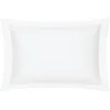 Image de Blanc des Vosges Uni Satin Taie Coton Blanc 50 x 75 cm