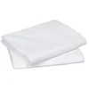 Image de Blanc des Vosges Uni Satin Housse de Couette Coton, Blanc, 240x220 cm