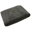 Image de Blanc des Vosges Eponge unie Serviette de Bain Coton Anthracite 55x110 cm