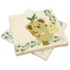 Image de Tendances Fêtes - 20 SERVIETTES PAPIER KOALA EUCALYPTUS 33CM