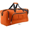 Image de SOL’S Week End - Sac de voyage multi-poches - Compartiments de rangement - Poches latérales à zip - Bandoulière ajustable - Orange - UNIQUE