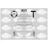 Image de SASIC 1904023 Kit de soufflet de cardan Avant