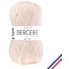 Image de BERGÈRE DE FRANCE - Pelote ALASKA 100 - Fil Laine à tricoter, 50% de laine peignée   Gros fil rond infeutrable 6 mm - Fabrication française - Couleur rose, DRAGEE