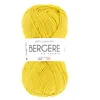Image de Bergère de France - 100% COTON BIO pelote de laine à tricoter et crochet (50g)   100% Coton biologique - 3 mm - Fabrication Française - Fil rond pour l’été - Jaune (Safran)
