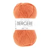 Image de Bergère de France - 100% COTON BIO pelote de laine à tricoter et crochet (50g)   100% Coton biologique - 3 mm - Fabrication Française - Fil rond pour l’été - Orange (Saumon)