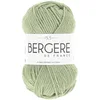 Image de Bergère de France - IMAGE, pelote de laine à tricoter et crochet (50g) 50% de Laine Mérinos - 5,5 mm - Fabriqué en France - Fil épais et doux, idéal pour les torsades - Vert (LICHEN)