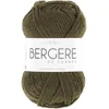 Image de Bergère de France - IMAGE, pelote de laine à tricoter et crochet (50g) 50% de Laine Mérinos - 5,5 mm - Fabriqué en France - Fil épais et doux, idéal pour les torsades - Vert (BRONZE)