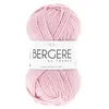 Image de Bergere de France pelote de laine à tricoter et crochet (50g) 50% de Laine Mérinos - 5,5 mm - Fabriqué en France - Fil épais et doux, idéal pour les torsades - Rose (GUIMAUVE), 1 unité
