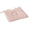 Image de Enjoy Home, Galette de Chaise Plate, Vieux Rose, carré 40x40cm, 100% Coton, Attache par Nouettes, Idéal pour Une Assise Confortable, Collection Panama