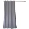 Image de Enjoy Home   Rideau Occultant Thermique   Tissu satiné   Face Polaire   8  illets Argentés - 100% Polyester   140x40cm   Coloris Gris