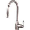 Image de Essebagno Ascott mitigeur évier à douchette extractible façon inox