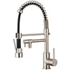 Image de Essebagno Logus mitigeur évier à douchette mobile façon inox