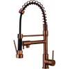 Image de Essebagno Big Pro mitigeur évier à douchette mobile cuivre brossé