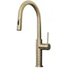 Image de Essebagno Architek mitigeur évier douchette extractible or brossé